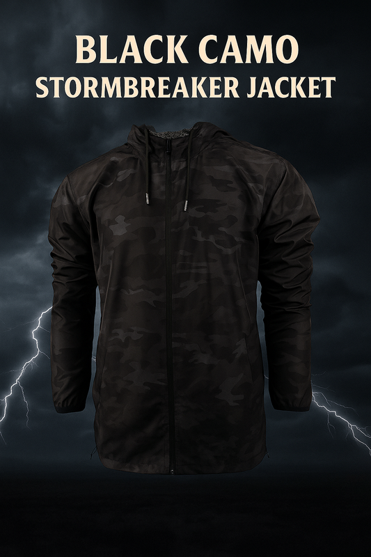 Black Camo Stormbreaker Jacket